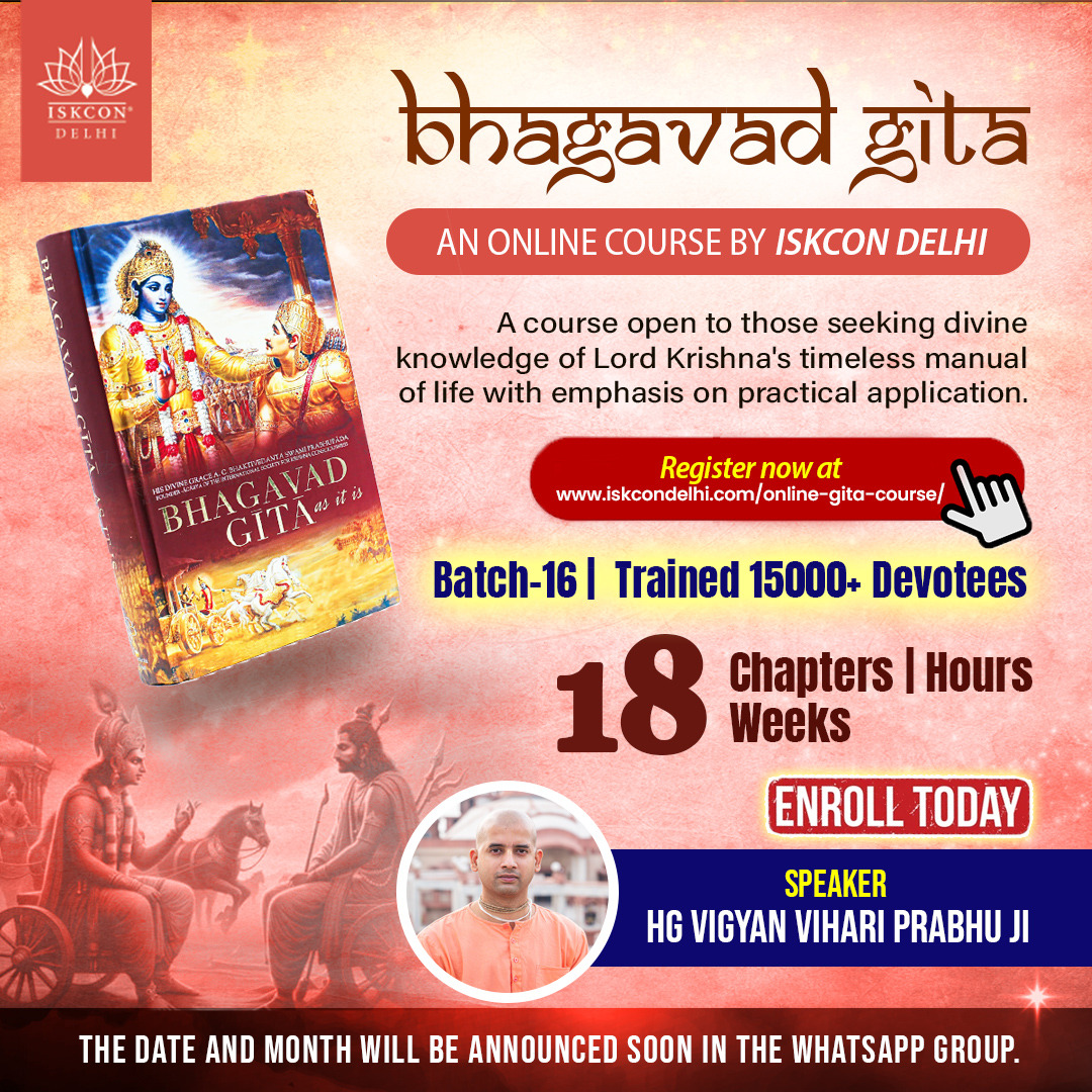 online bhagavad gita course batch-16